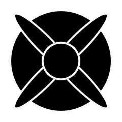 Obraz premium air glyph icon