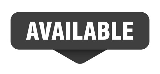 available sticker. available sign on transparent background
