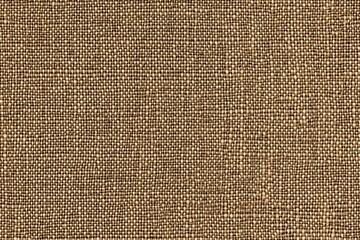Seamless wicker fabric texture of woven fabric in a warm brown color, showcasing a natural, earthy appearance.