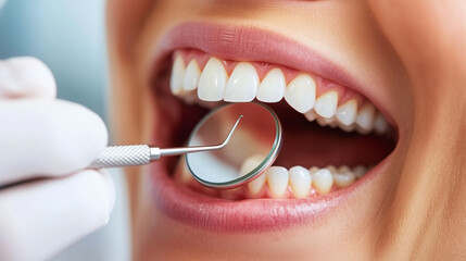 Professional Dentist Examining Patient’s Teeth in a Modern Dental Clinic