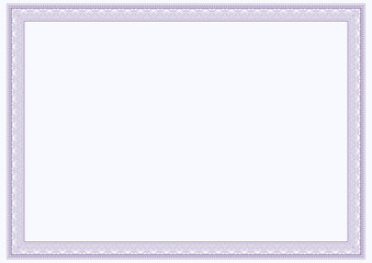 Blue Abstract Border & Frame for Certificate of Appreciation