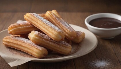 Artisanal Churros with Saffron-Infused Dough and Guava Glaze | Regional Mexican Street Food & Gourmet Desserts