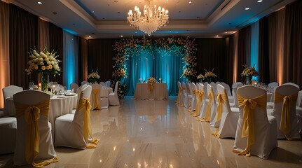  luxury color theme wedding solemnisation.generative.ai