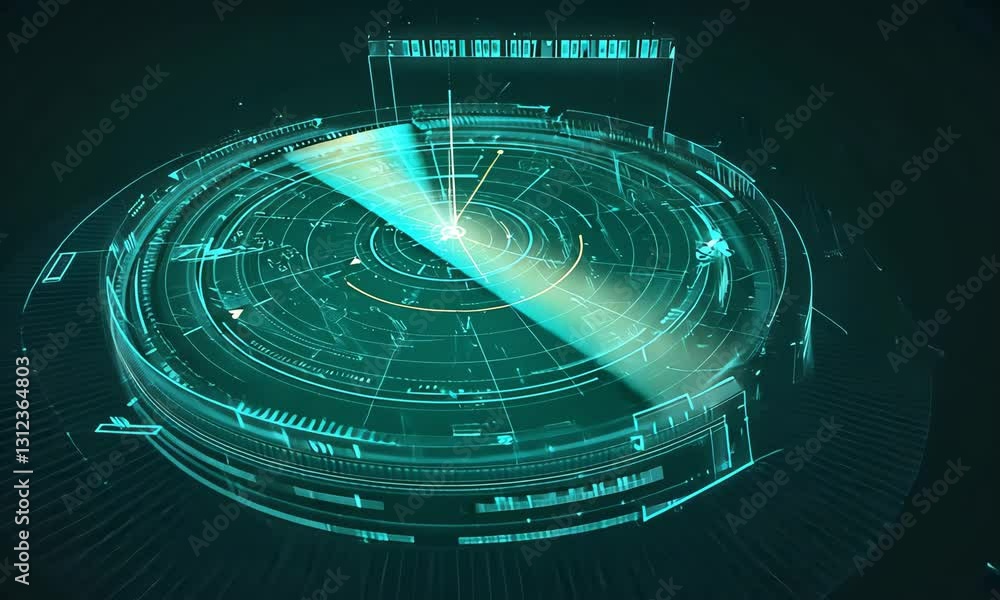 Poster explore advanced digital interfaces showcasing futuristic technology and data visualization in an im