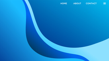 ABSTRACT BLURRED BACKGROUND ELEGANT GRADIENT BLUE WITH HAND DRAWN ORGANIC SHAPES SMOOTH COLOR DESIGN VECTOR TEMPLATE GOOD FOR MODERN WEBSITE, WALLPAPER, COVER DESIGN 