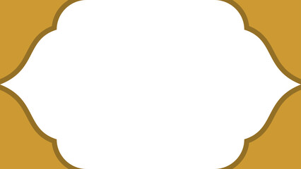 Obraz premium Islamic Borders - Flat Design - Editable Vector : Suitable for Islamic Theme and Other Graphic Related Assets.