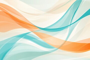 Fototapeta premium vibrant abstract design suggesting fluidity and flow featuring swirling lines and overlapping curves of movement and