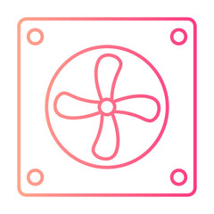 cooler gradient icon