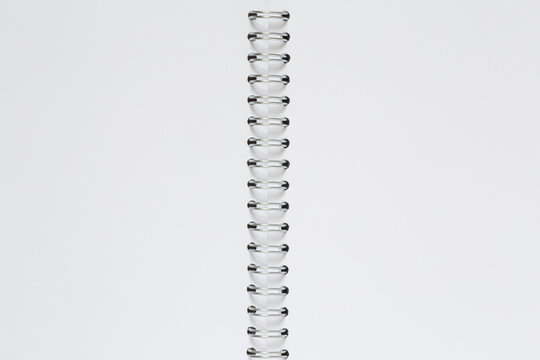 opened sketchbook with metallic bound