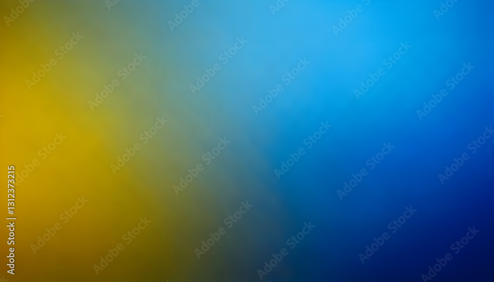 Canvas Prints abstract blurred gradient background fading from yellow to blue