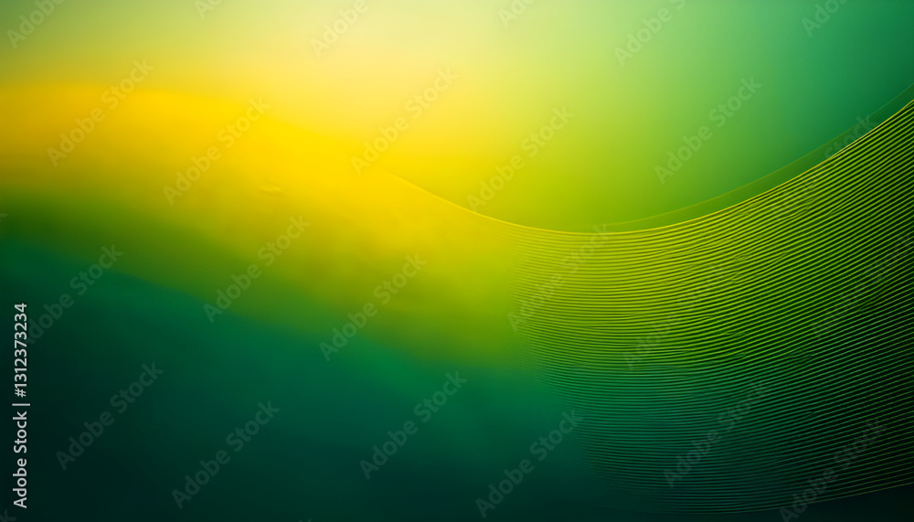 Poster green and yellow abstract background creating a gradient effect