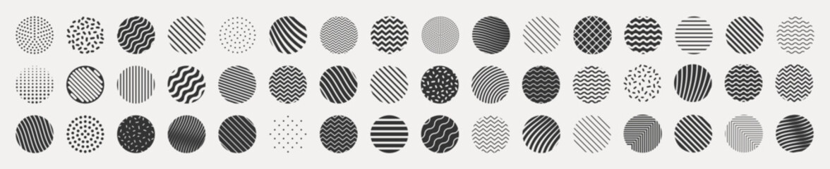 Abstract brutal shapes geometric. Memphis design, retro elements for web, vintage, advertisement, commercial banner, poster, leaflet, billboard, sale. Collection trendy halftone.