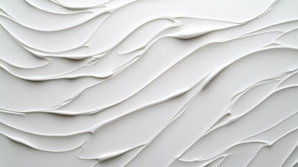 Abstract White Swirls: A Textured Masterpiece