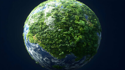 Lush Earth, Abundant Green Planet