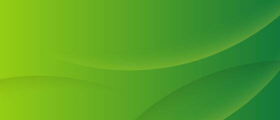 Abstract green banner background © BoBloob