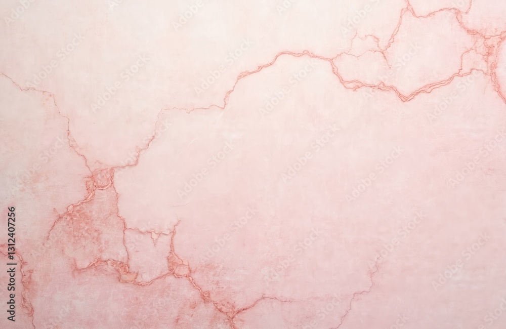 Aufkleber Light pink abstract textured background with marble pattern. Delicate natural design with visible veins on stone surface. Elegant backdrop for creative projects. Seamless concrete material.