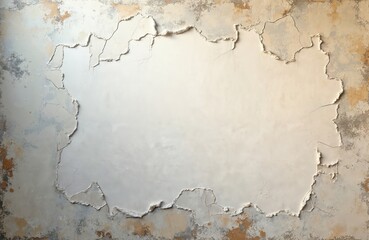 Obraz premium Grunge texture background features old cracked wall. Weathered damaged surface, worn paint. Abstract wallpaper with space for text. Perfect for billboard, banner design, vintage style presentations,