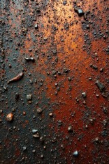 Abstract steel surface, intricate network of rust and scratches , worn, grey