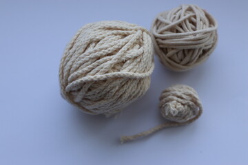 candle wick, ball of thread, wick in balls, ball, thread 