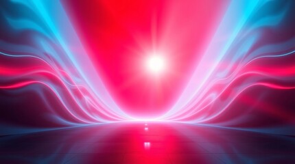Obraz premium Red Gradient Abstract Backgrounds with Light Streaks and Glowing Effects