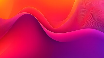 Obraz premium An abstract colorful design with curved lines and gradients in motion