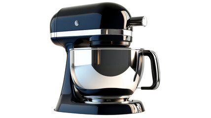 Professional stand mixer isolated on transparent background: ready for baking