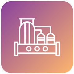 Naklejka premium Vector Design Water Factory Icon Style