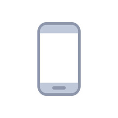 mobile phone with blank screen