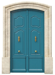 Entrance classic doors for the house