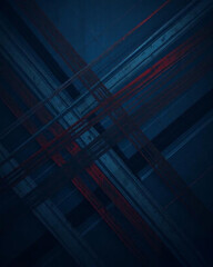 Abstract dark blue background with diagonal stripes and effects