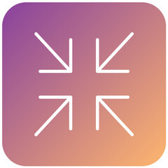 Vector Design Minimize Icon Style