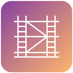 Scaffolding Plank Vector Design Icon Style