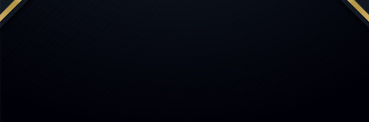 Fototapeta premium Dark Abstract Background Gold Accents, Diagonal Lines, Presentation Use