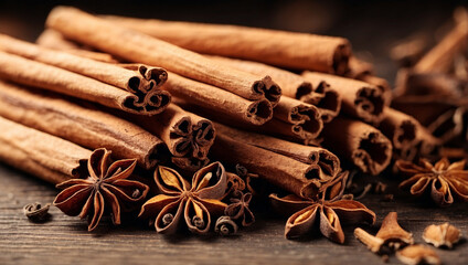 A Tasty Collection of Delicious Cinnamon Sticks, Ideal for Baking and Cooking