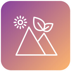 Eco Tourism Vector Design Icon Style