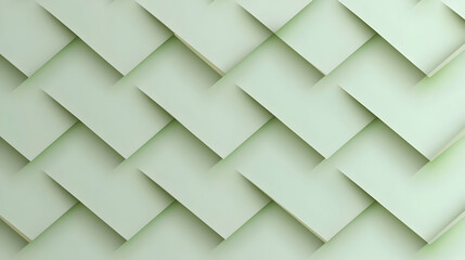 Fototapeta premium Green and white geometric pattern created with repeating square shapes