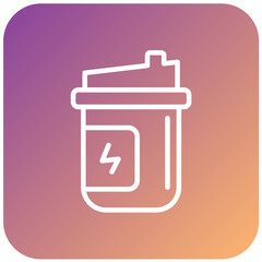 Protein Shake Vector Design Icon Style