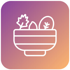 Greek Salad Vector Design Icon Style