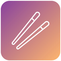 Vector Design Chopsticks Icon Style