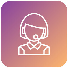 Vector Design Telemarketer Icon Style