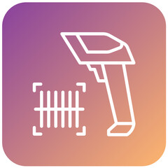 Vector Design Barcode Scanner Icon Style
