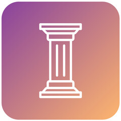 Vector Design Pillar Icon Style