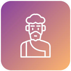 Vector Design Prehistoric Man Icon Style