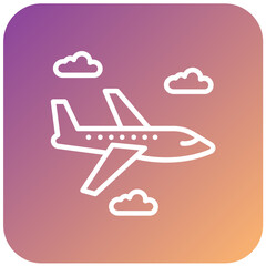 Vector Design Airplane Icon Style