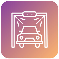 Vector Design Automated Car Wash Icon Style