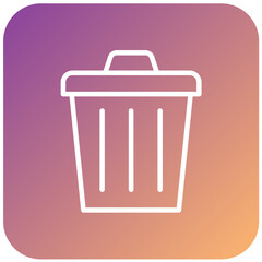 Vector Design Trash Can Icon Style