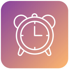 Vector Design Alarm Clock Icon Style