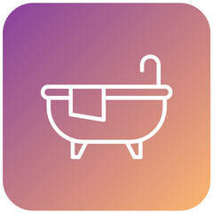Vector Design Bathtub Icon Style