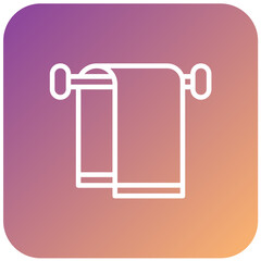 Vector Design Towel Rack Icon Style