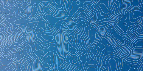 Abstract Topographic Pattern Banner Background, geographic line map with elevation assignments. Modern design background with wavy pattern. Paper texture Imitation of a geographical map shades.
